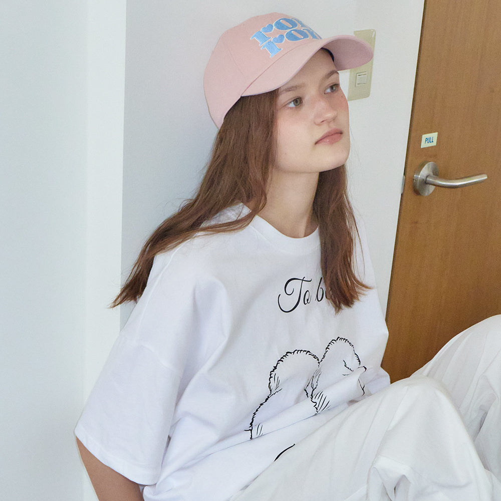 Tシャツ・カットソー RONRON PUPPY TAILS OVER FIT T SHIRT WHITE RONRON PUPPY TAILS OVER FIT T SHIRT WHITE – SeoulSeoul
