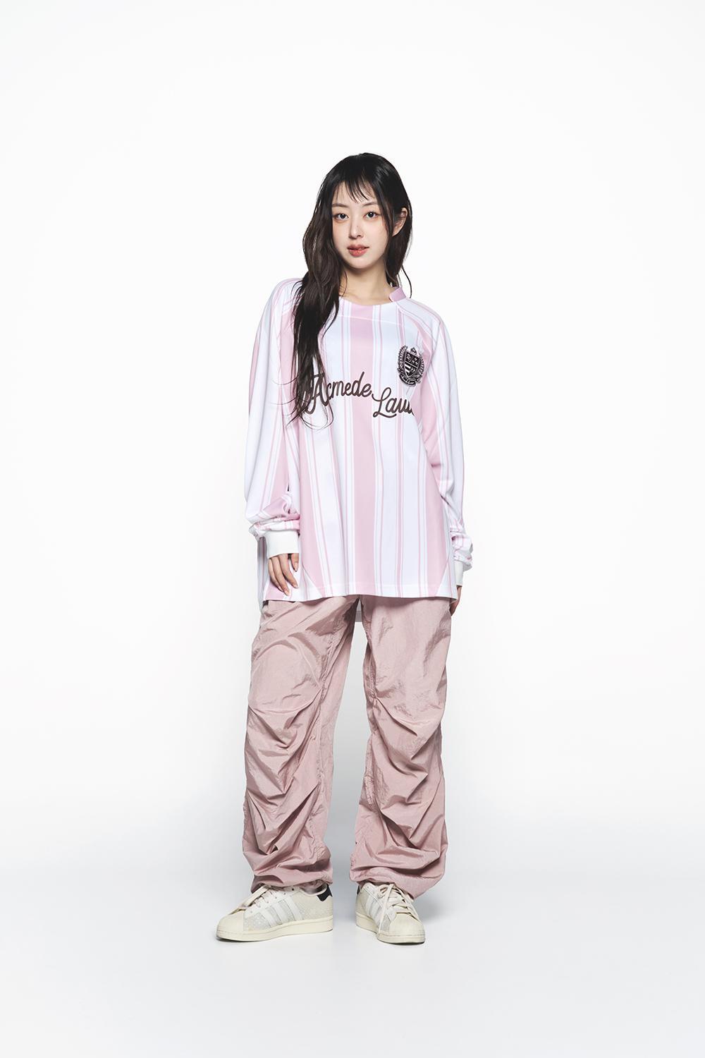 ADLV ♥ STRIPE FOOTBALL JERSEY LONG SLEEVE T-SHIRT acmé de la vie ADLV STRIPE FOOTBALL JERSEY LONG SLEEVE T