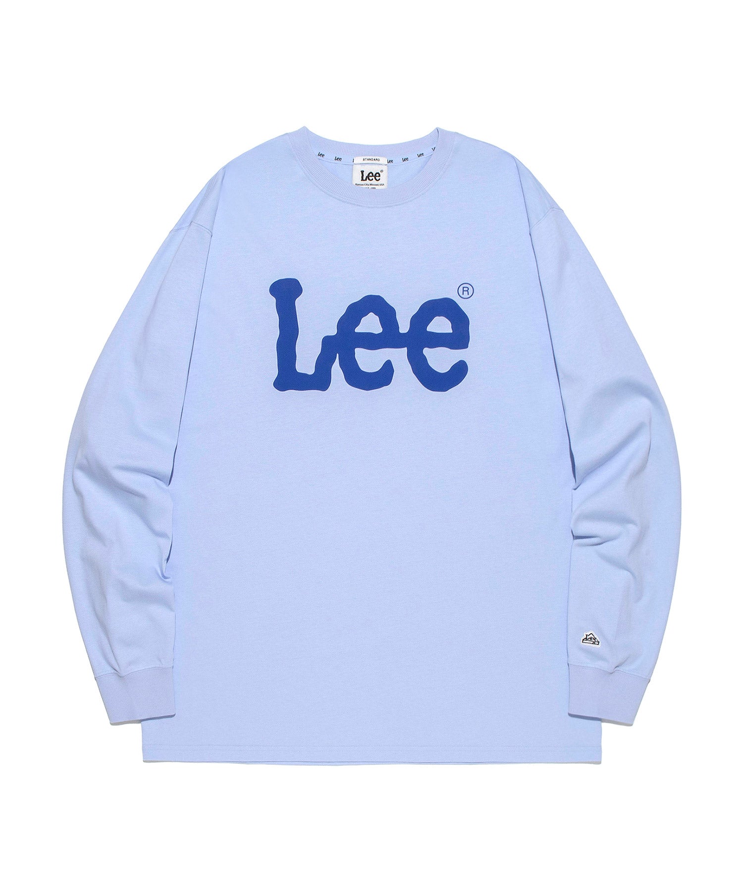 LEE■Big Twitch Logo Long Sleeved Tshirt■送料込 LEE Big Twitch Long Sleeve T-Shirt Light Blue – SeoulSeoul