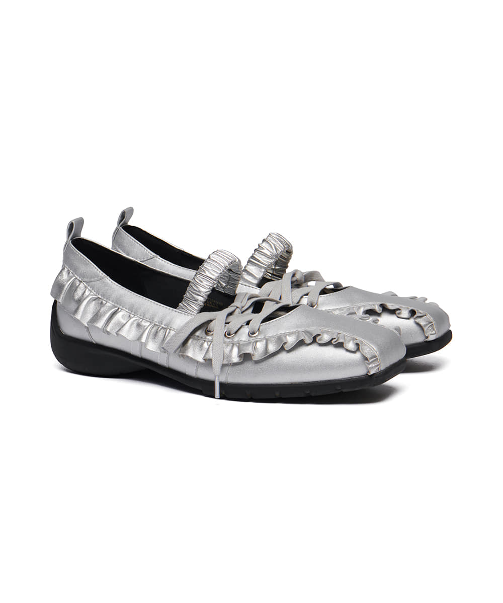 バレエ [X MINJUKIM] BLISS RUFFLE SNEAKERS ROCKFISH X MINJUKIM BLISS RUFFLE SNEAKERS – SeoulSeoul