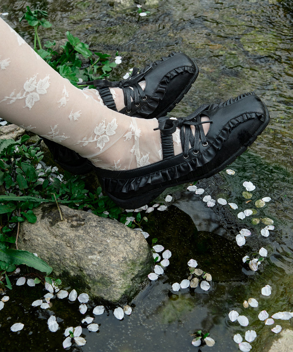 ROCKFISH X MINJUKIM BLISS RUFFLE SNEAKERS – SeoulSeoul
