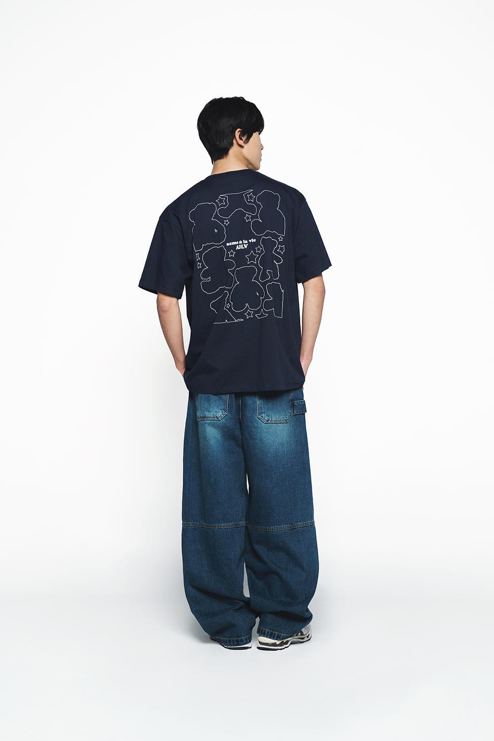 [ADLV] BEAR DOLL LINE ARCHIVE SHORT SLEEVE T-SHIRT /追跡付 acmé de la vie ADLV BEAR DOLL LINE ARCHIVE SHORT SLEEVE T