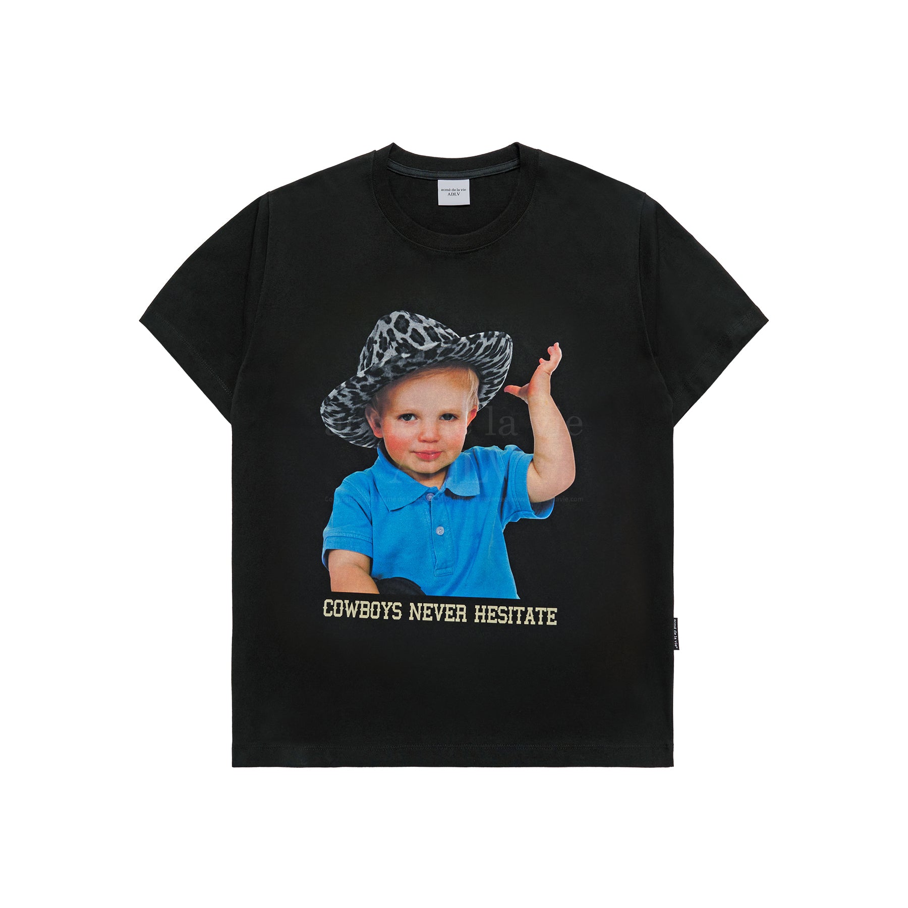【ADLV】COWBOY LETTERING BABY FACE SHORT SLEEVE T-SHIRT f6dffe15ad77edb0163685c48254d6