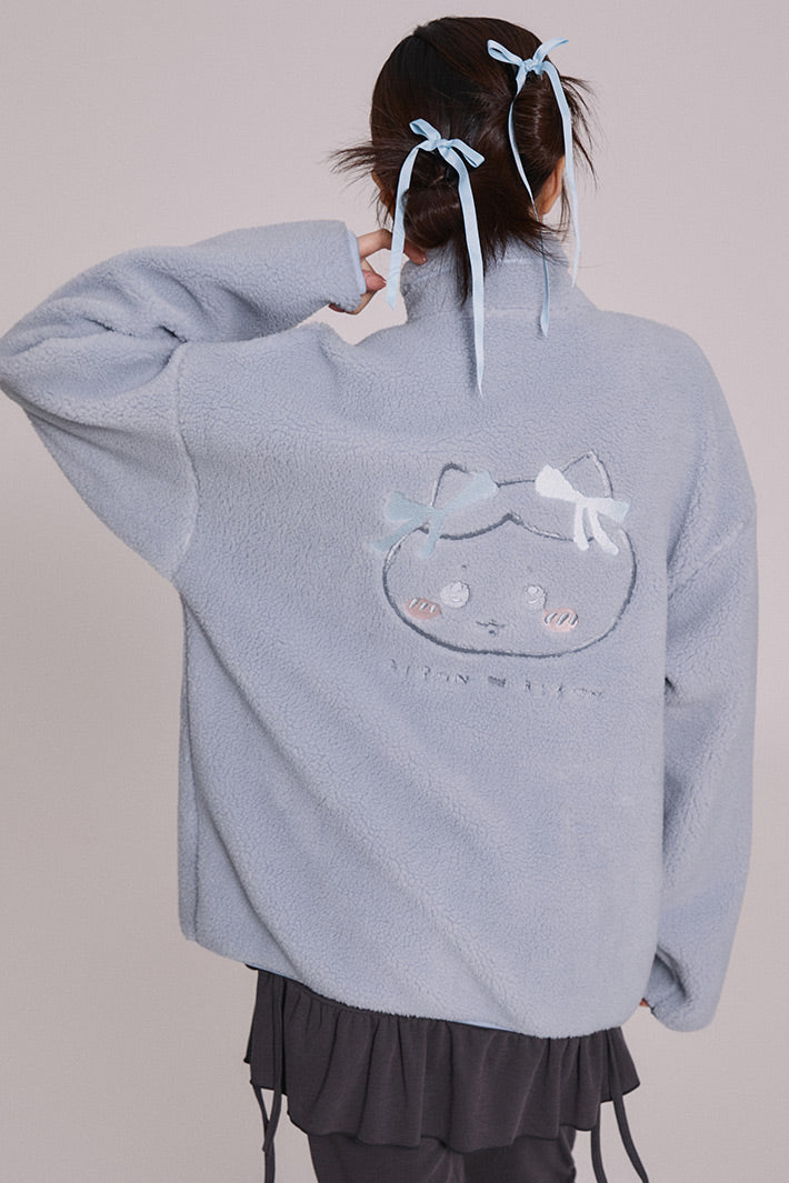 IN STOCK】SPAO x Chiikawa Dumble Fleece BLUE – SeoulSeoul